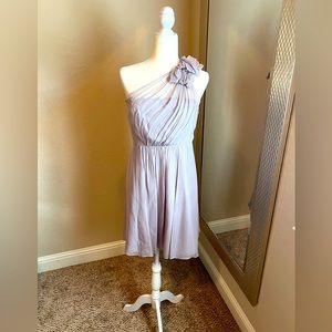 Lavender knee length dress